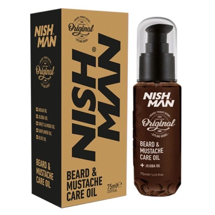Nishman Beard & Mustache Care Oil - Image 1